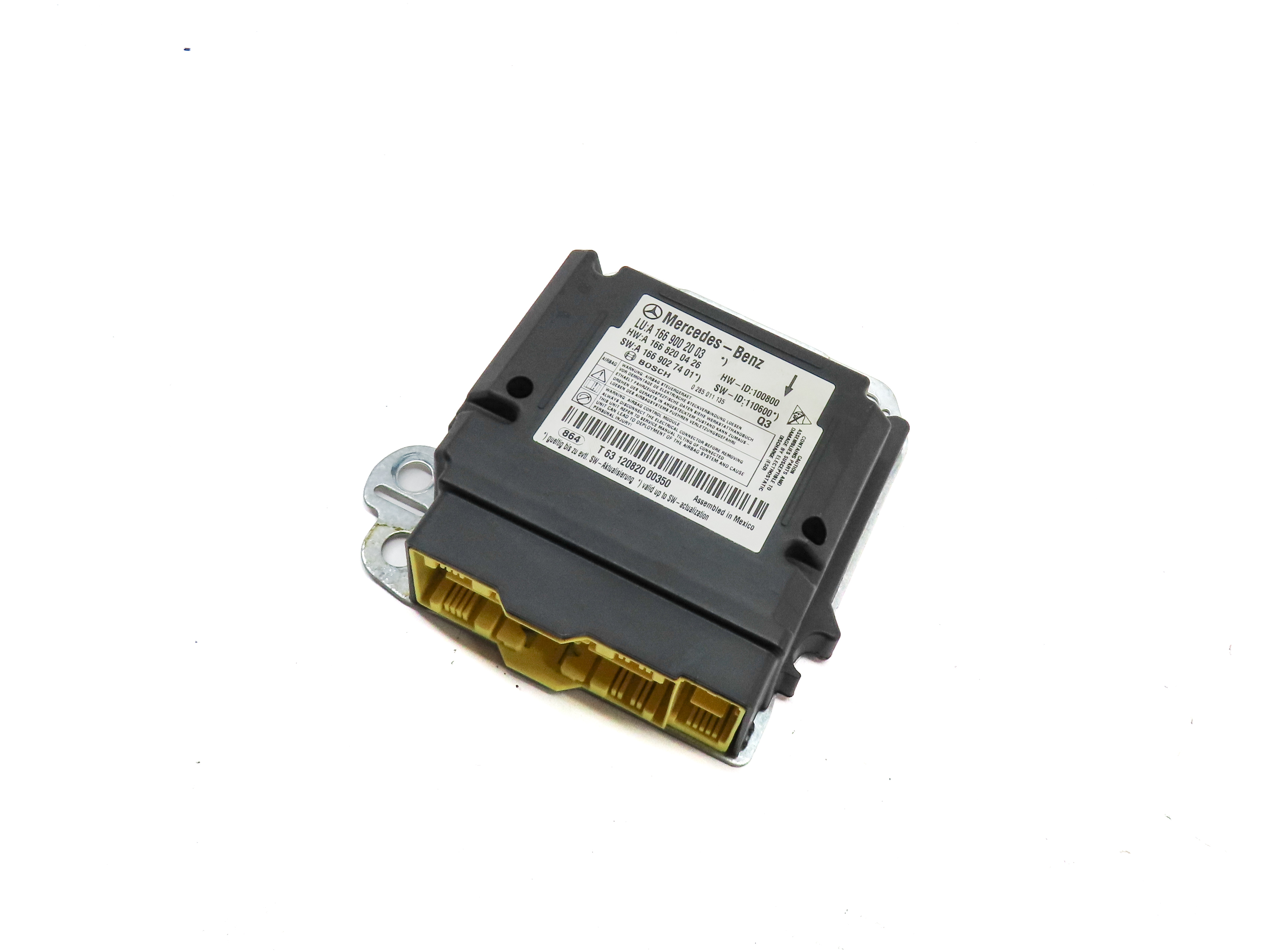 12-15 MERCEDES G550 G63 GL350 GL450 GL550 ML350 ML550 (X166 W166) SRS BAG MODULE — exact item pictured
